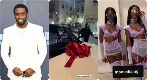 Diddy Gifts Matching Range Rovers To His Twin Daughters On Their 16th Birthday (Video)