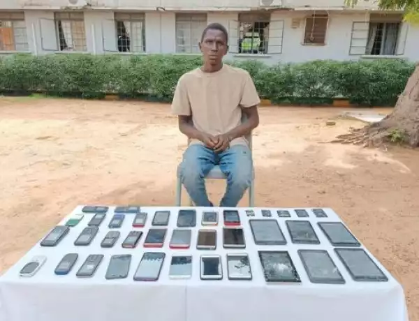 Ex-convict Arrested For Burglary And Theft In Kano, Recover 32 Stolen Phones