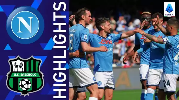Napoli vs Sassuolo 6 - 1 (Serie A 2022 Goals & Highlights)