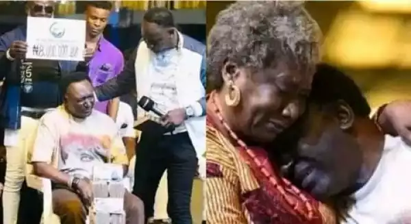 Touching Video of Clems Ohameze Crying After Getting 8 Million Naira For Surgery