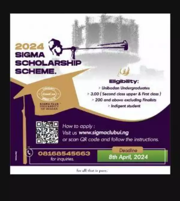 Sigma Club Scholarship Scheme