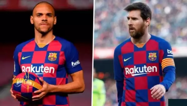 ITS A LIE!! Braithwaite Denies Asking For Lionel Messi’s Jersey Number