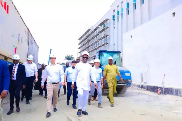 Wike Inspects Ongoing Works At Dr. Odili Cancer & Cardio Disease Center (Pix)
