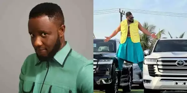 Poor Man Will Think He’s The Owner – Deeone Mocks Colleague, Whitemoney As He Shows Off Two Cars