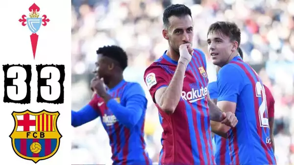 Barcelona vs Celta Vigo 3 - 3  (LaLiga 2021 Goals & Highlights)