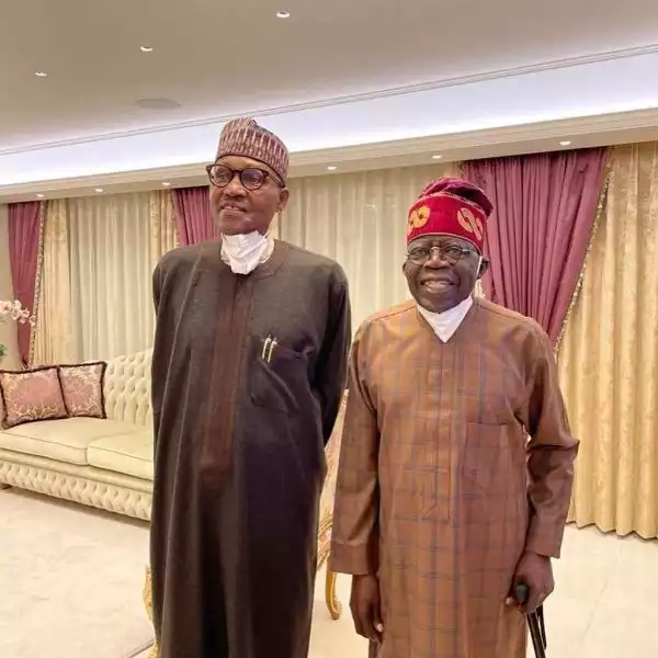 President Buhari Visits APC Chieftain Tinubu In London After Second Surgery (See Photos)
