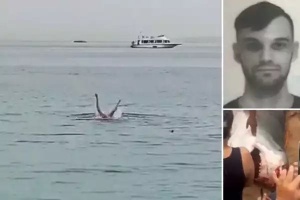 Shark Eats Russian Man Alive While His Father And Other Beach Goers Helplessly Watch (Video)