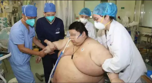 OMG! Meet The Chinese Man Who Added Weight, Gained 100kg During Five-Month Lockdown (Photo)