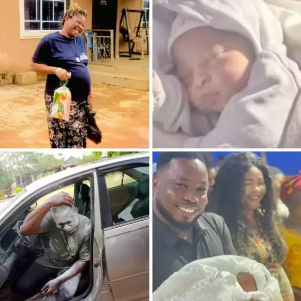 Nigerian Man Jubilates As He Becomes A Father After 8 years Of Waiting (Photos)