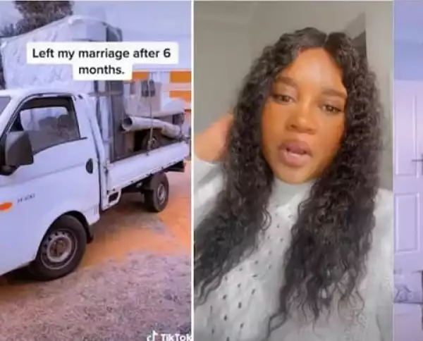 Lady Moves Out Of Husband’s House 6-months After Marriage