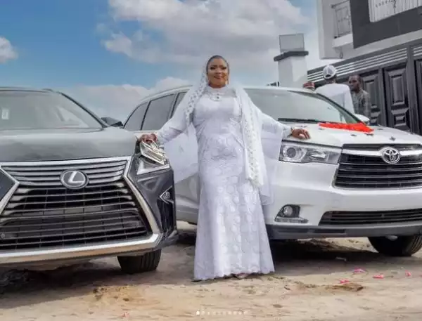 Nollywood Actress, Laide Bakare Acquires Two Exotic New Cars (Photos)