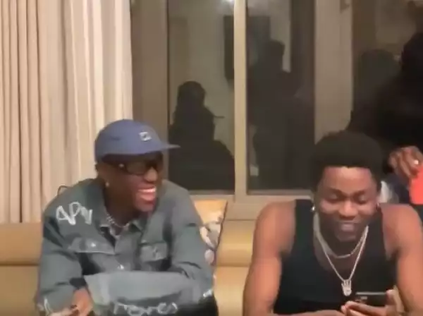 Singers, Omah Lay And Victony Hangout After Twitter War (Video)