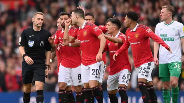 Man Utd charged with failing to control players in Newcastle draw