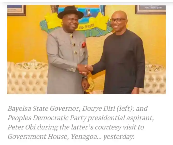I’m Desperate To Make Nigeria Work, Obi Tells Diri