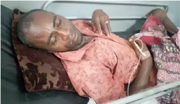 My wife has finished my life - Taraba man whose pregnant wife cut off his penis cries from his hospital bed