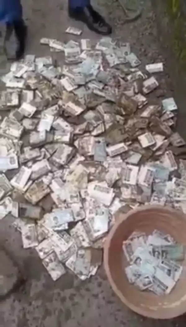 PVCs Found Buried In A Drainage In Imo State (Video)