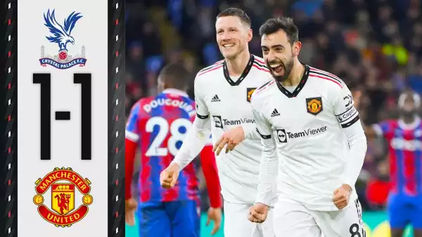 Crystal Palace vs Manchester United 1 - 1 (Premier League 2023 Goals & Highlights)