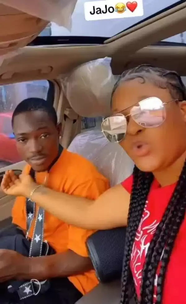 Power of Money – Reactions as DJ Chicken Flaunts His Pretty Girlfriend (Video)