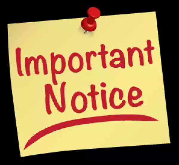 FCE Oyo notice on closure of Registration portal