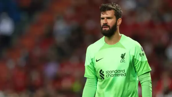 Alisson ruled out of Community Shield with Adrian set to start