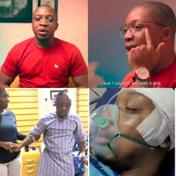 Aproko Doctor Reveals He Went Blind In One Eye And Was Diagnosed With Brain Tumor In December 2022 (Video)