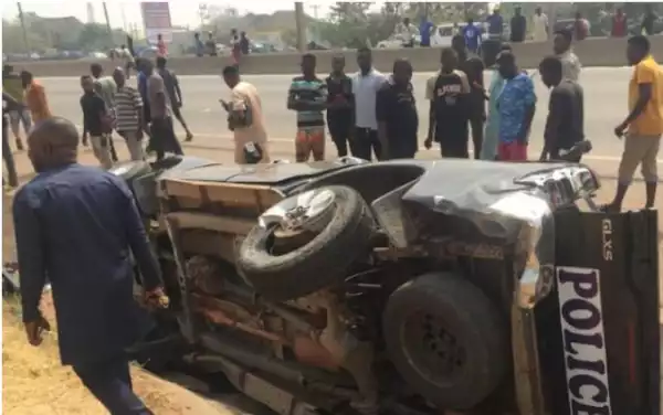Three Officers Feared Dead As Police Van Crashes