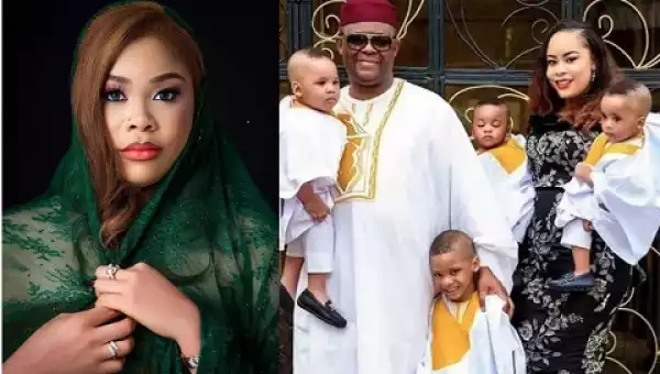 After Waiting for Over 8 Hours, Fani-Kayode Refuses to Allow Ex-wife, Precious Chikwendu See Her Children (Video)
