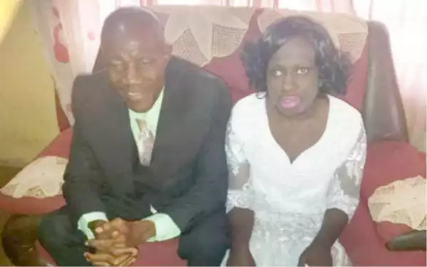 Beautiful Love Story Of Blind Man And Woman Who Got Married In Benue (Photos)