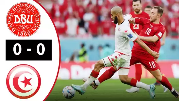 Denmark vs Tunisia 0 - 0 (World Cup 2022 Goals & Highlights)