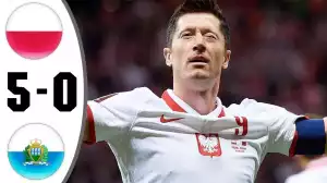 Poland vs San Marino 5 - 0 (2022 World Cup Qualifiers Goals & Highlights)