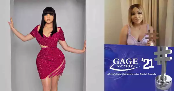 Gage Awards: Nengi Beats Erica To Become The Online Influencer Of The Year (Video)