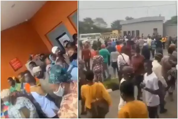 Nigerians Crowd Banks, Bus Stops And Parks Following Lifting Of Lockdown Order (Video)