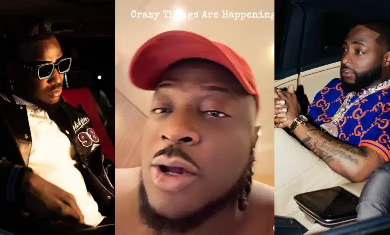 “I just wake up hear say my guy don buy private jet” — Peruzzi shocked at Davido’s recent purchase