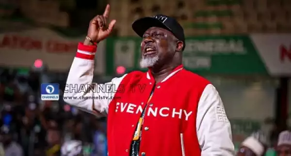 You’re Being Disruptive - Drama As INEC Chairman Warns Melaye At Collation Centre (Video)