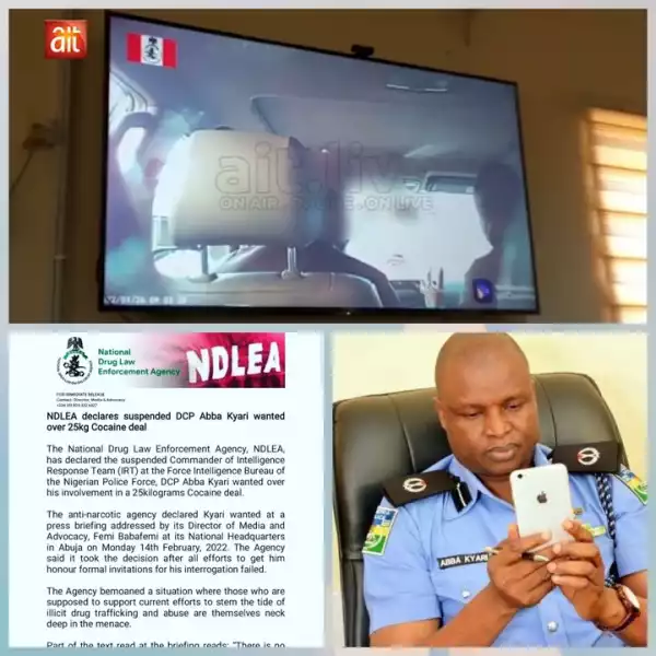 NDLEA Releases Evidence Showing Abba Kyari Allegedly Trafficking Cocaine (Video)