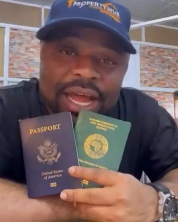 I Am Not Coming Back To Nigeria, My Wife Should Take Care Of The Kids – Osinachi Dike Declares As He Becomes US Citizen (Video)