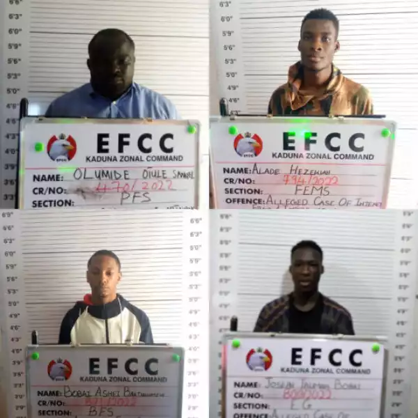 Four Fraudsters Jailed 15 Years In Kaduna