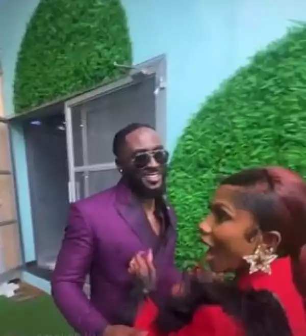 Moment Mercy Eke Runs Away As She’s Captured On Camera Trying To Kiss Pere (Video)