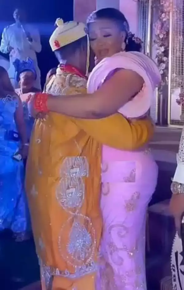 The Emotional Moment Peggy Ovire Wept As She Danced With Father On Her Wedding (Video)