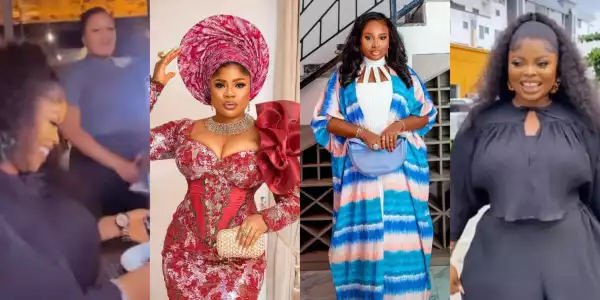 Juliana Olayode overwhelmed with love as Mo Bimpe and Eniola Ajao surprises her on her birthday