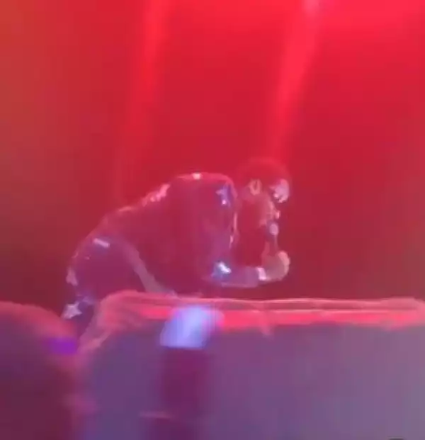 The Moment D’banj Rolled On Stage While Performing After Release From ICPC Custody (Video)