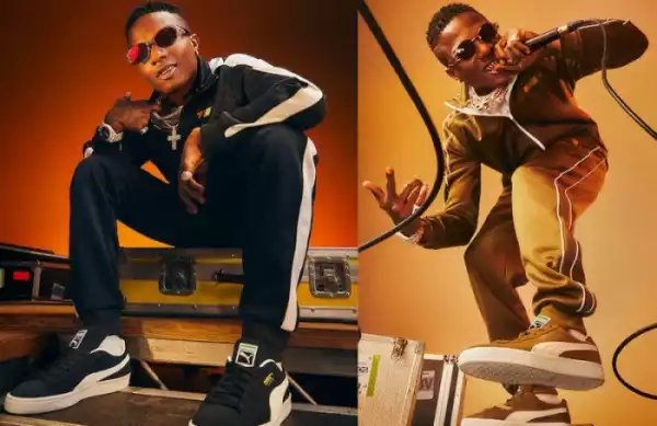 Wizkid Announced As New Face Of Puma Sportswear In Striking New Campaign Images (Photos)