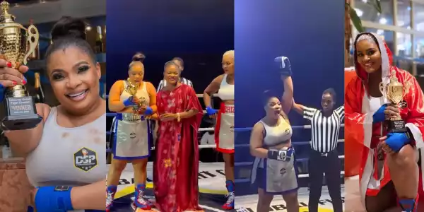 I Didn’t Lose – Laide Bakare Celebrates After Defeating Chizzy Alichi In Celebrity Watch (Video)