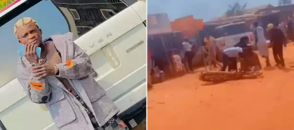 Singer Portable’s Aide Reportedly Crushes Okada Rider To Death In Ogun (Video)