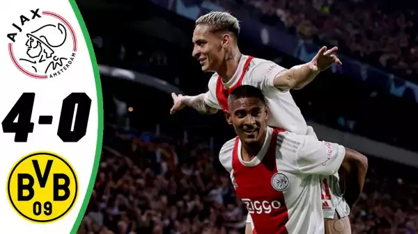 Ajax vs Dortmund 4 - 0 (Champions League 2021 Goals & Highlights)