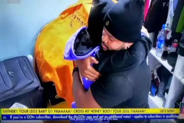 #BBNaija 2021: See What White Money Did After Maria Hugged Him While She Cried For Nominating Him (Video)
