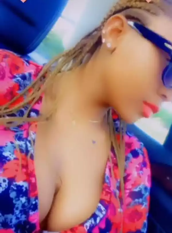 Regina Daniels Shows Cleavage As She Gives Us Clear View Of Ned Nwoko’s Property