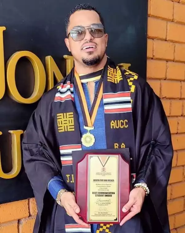 Van Vicker Finally Graduates With First Class Honours 24 years After His Mates Got Admission
