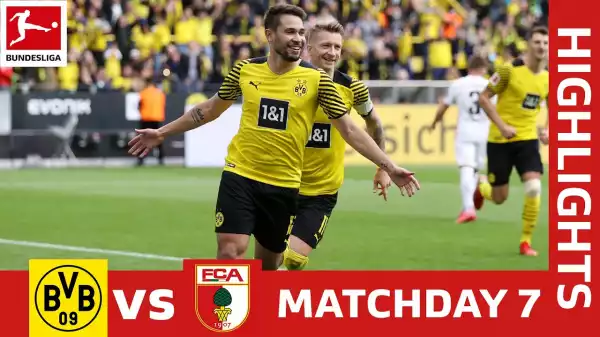 Dortmund vs Augsburg 2 - 1 (Bundesliga 2021 Goals & Highlights)