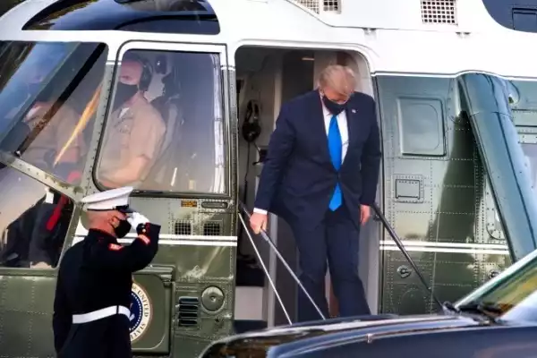 Trump airlifted to hospital and given urgent medication as he 